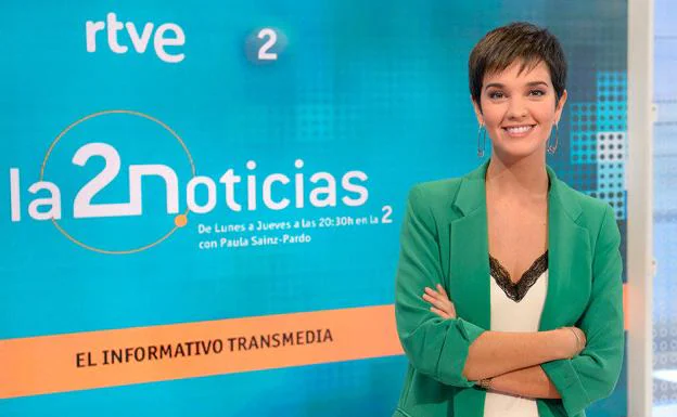 Paula Sainz-Pardo, presentadora de 'La 2 Noticias'./R. C.