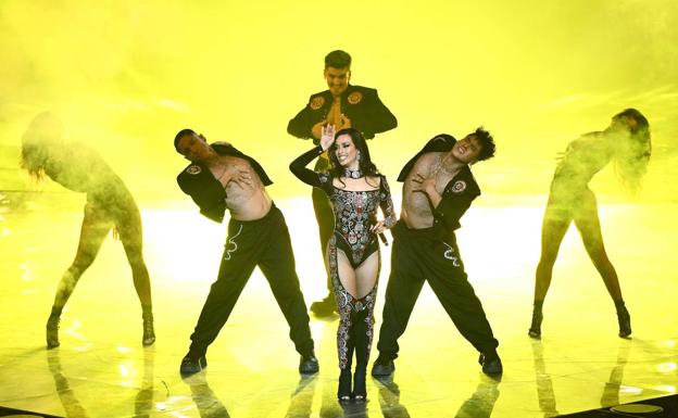 Así ha sido la actuación de Chanel en Eurovisión