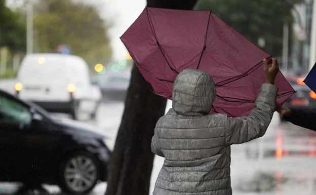 Lluvia en Valencia.